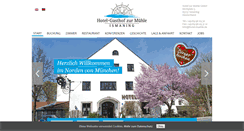 Desktop Screenshot of hotel-muehle.de