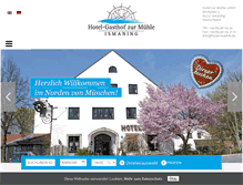 Tablet Screenshot of hotel-muehle.de